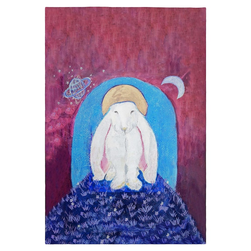 Night Bunny Guest Towel - 20x20
