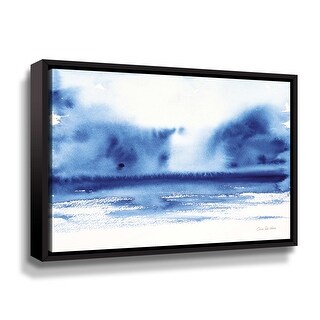 Ocean Blue IV Gallery Wrapped Floater-framed Canvas - Bed Bath & Beyond ...