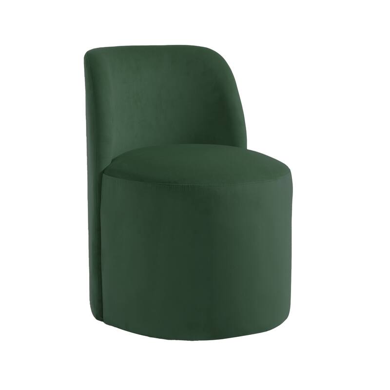 Modern Linen Upholstery Dining Chair Barrel Chair