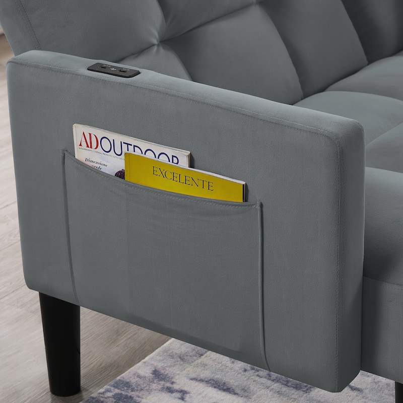 Futon Couch Convertible Folding Sofa Bed Couch for Apartment