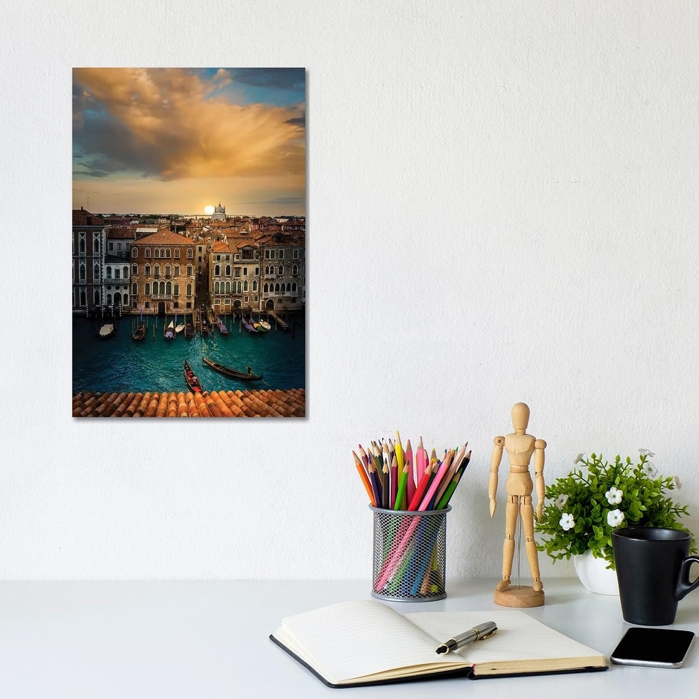 iCanvas "Sunset In Venice" by Enzo Romano Canvas Print
