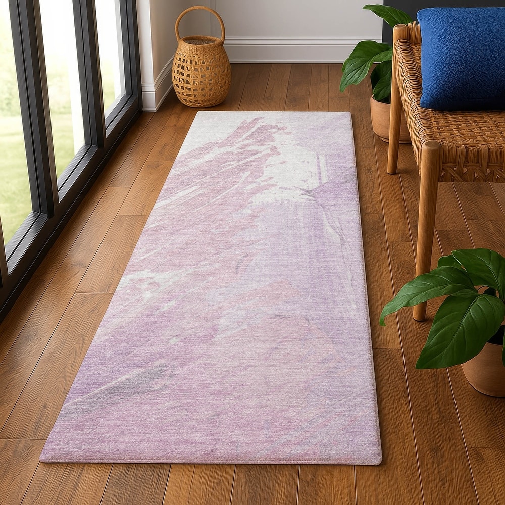Premium Washable Super Soft Modern Brushstrokes Mayfield Rug