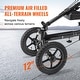 preview thumbnail 11 of 12, Folding Knee Scooter Leg Recovery Scooter for Broken Ankle Foot Injuries