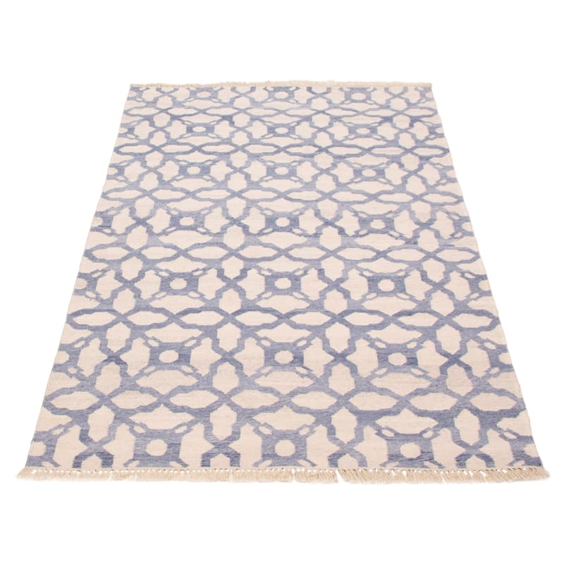 Ankara FW Slate Blue Kilim 5'1" x 7'11" - 5'1 x 7'11