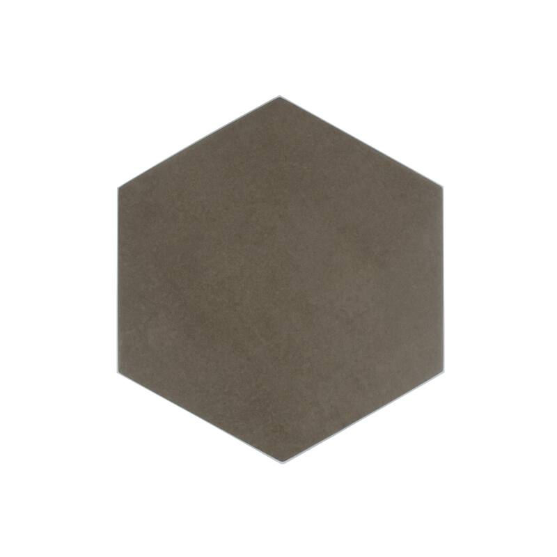 Arcadian Hexagon 9 in. x 10 in. Glazed Porcelain Wall and Floor Tile