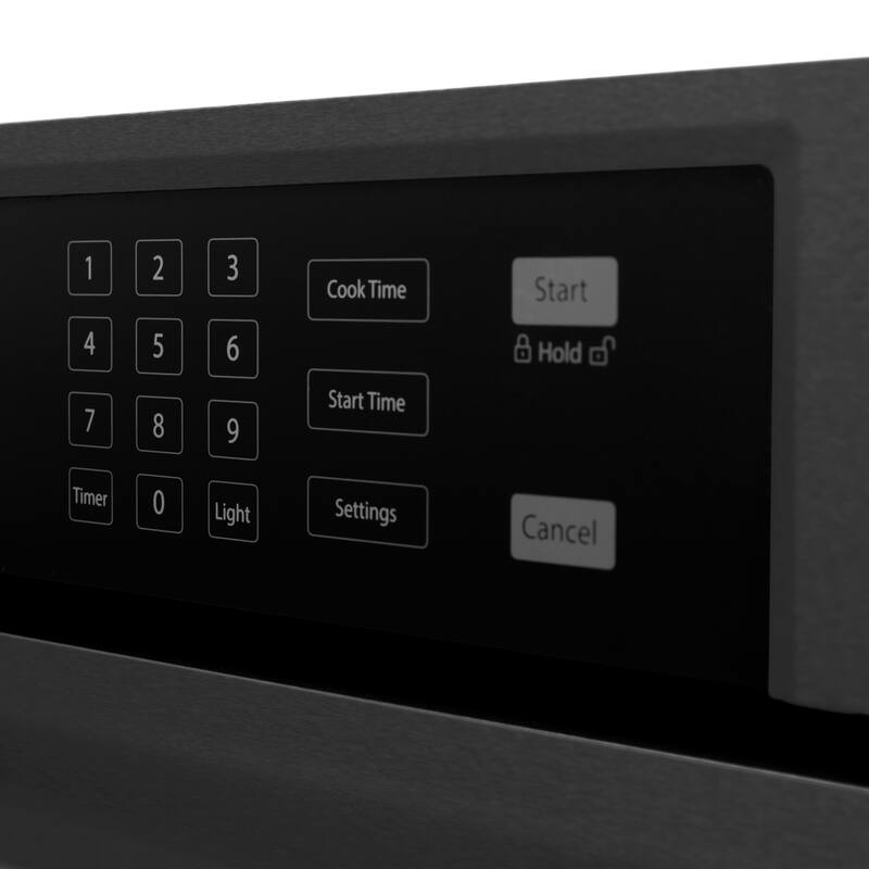 ZLINE 30" Professional Double Wall Oven with Self Clean and True Convection in Black Stainless Steel (AWD-30-BS)