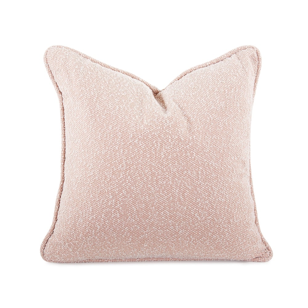 Allan Andrews Indoor/Outdoor 20" Square Textured Accent Pillow with Cover, Alicante Collection