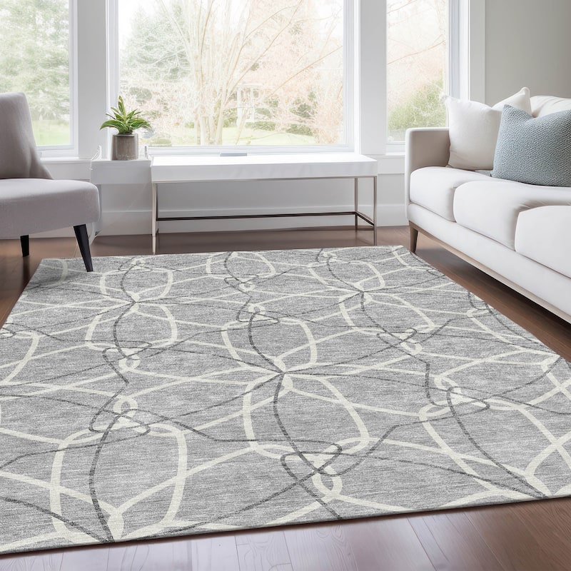 Premium Washable Super Soft Modern Floral Mayfield Rug