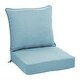 preview thumbnail 38 of 59, Arden Selections Oceantex 24 x 24 in Deep Seat Set 24 W x 46.5 D in. - Sky Blue