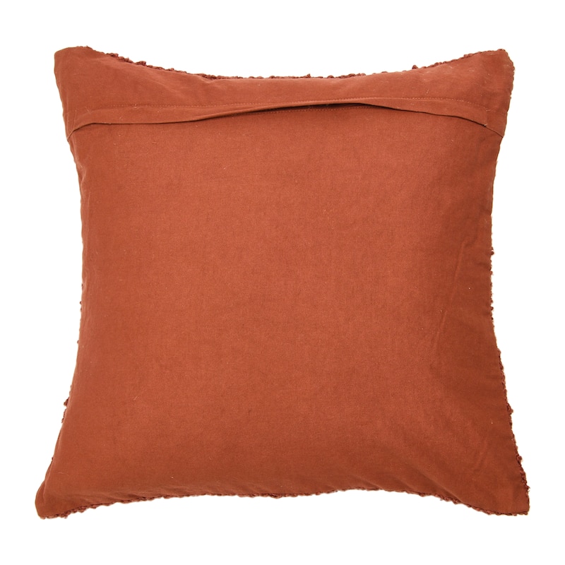 20" Square Boucle Cotton Pillow Cover