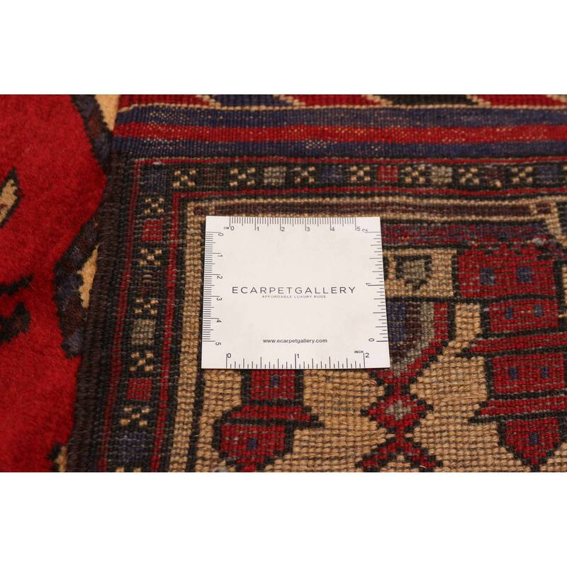 Teimani Red Rug 4'3" x 6'1" - 4'3 x 6'1