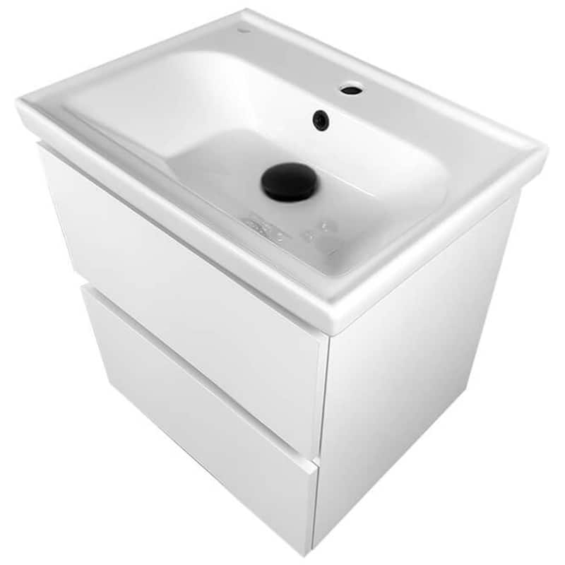 Nameeks Sky-2618-W Sky 26" Wall Mounted Single Basin Vanity Set with