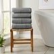 preview thumbnail 131 of 150, Linery & Co. Combed Cotton Bath Towel Set Bath Towel (Pack of 4) - Mid Grey