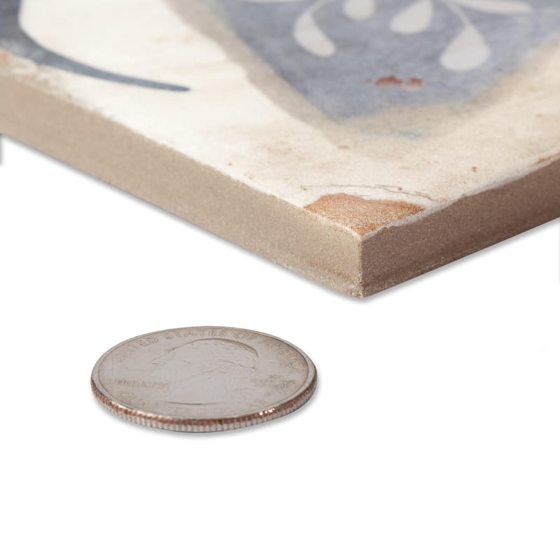 Merola Tile Magnolia Paulina 7-7/8" x 7-7/8" Porcelain Floor and Wall Tile