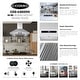 preview thumbnail 3 of 9, Cosmo 36 in. Ducted Island Mount Range Hood in Stainless Steel with LED Lighting, Permanent Filters