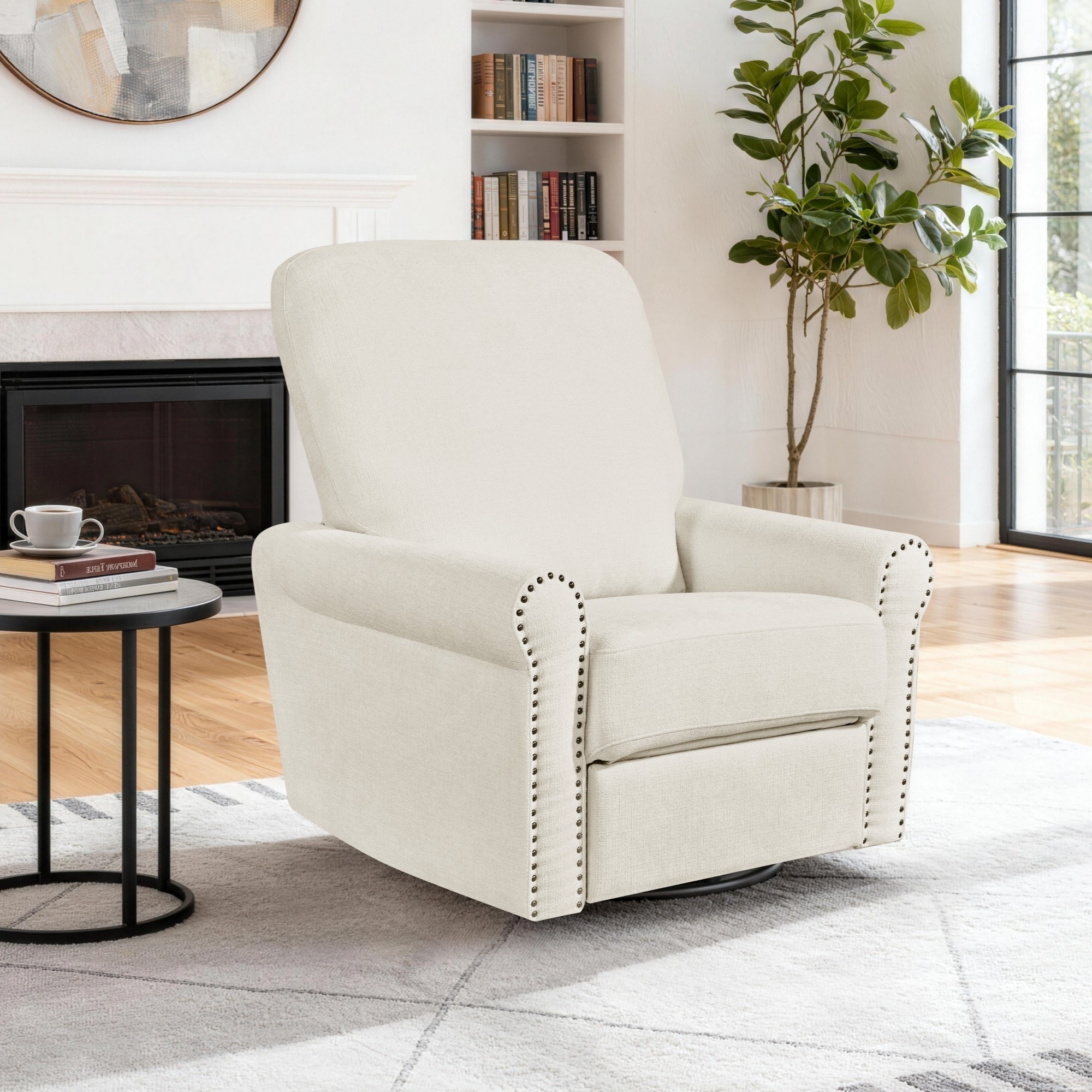 Heido 360 Degree Swivel Glider Manual Recliner Leisure Sofa Chair