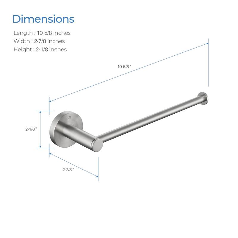 Circular 10 inch Bathroom Towel Bar