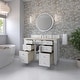 preview thumbnail 28 of 37, James Martin Vanities Bristol 48" Single Vanity, Bright White