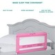 preview thumbnail 5 of 19, Dream On Me Lilibet Mesh Safety Bed Rail in Pink for Twin