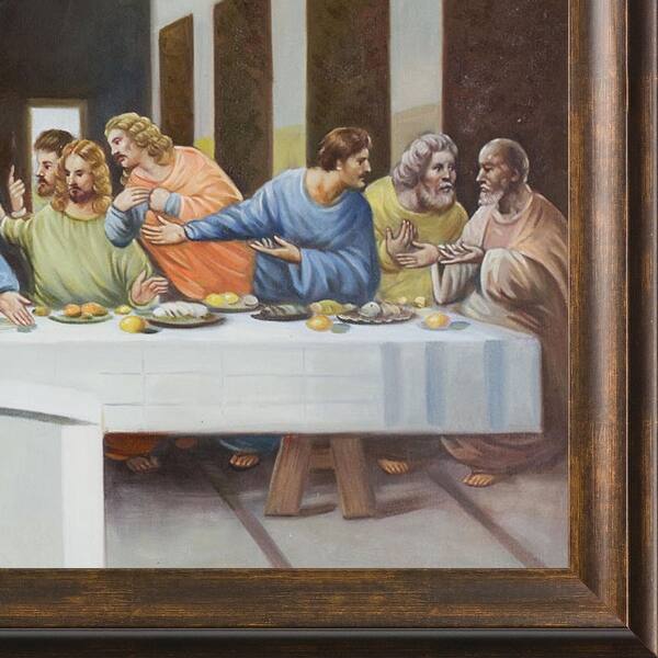 Shop Leonardo Da Vinci The Last Supper Hand Painted Oil Reproduction Overstock 21930936
