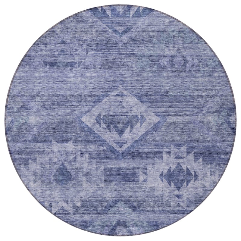 HomeRoots Southwestern Transitional Rectangle Outdoor Rug