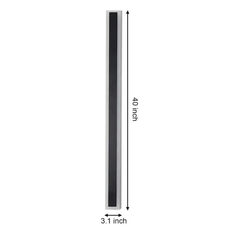 Set of 2 Outdoor Long Strip LED Wall Sconce RGBCW Wall Light Lamp
