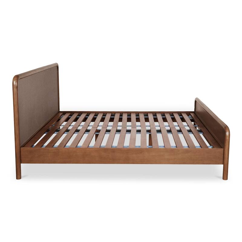 NADAAL STUDIOS West, Wooden Bed With Tatami Mat Headboard