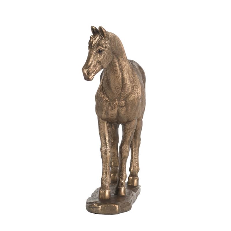 Standing Horse Statue - 8.25" - Copper Finish