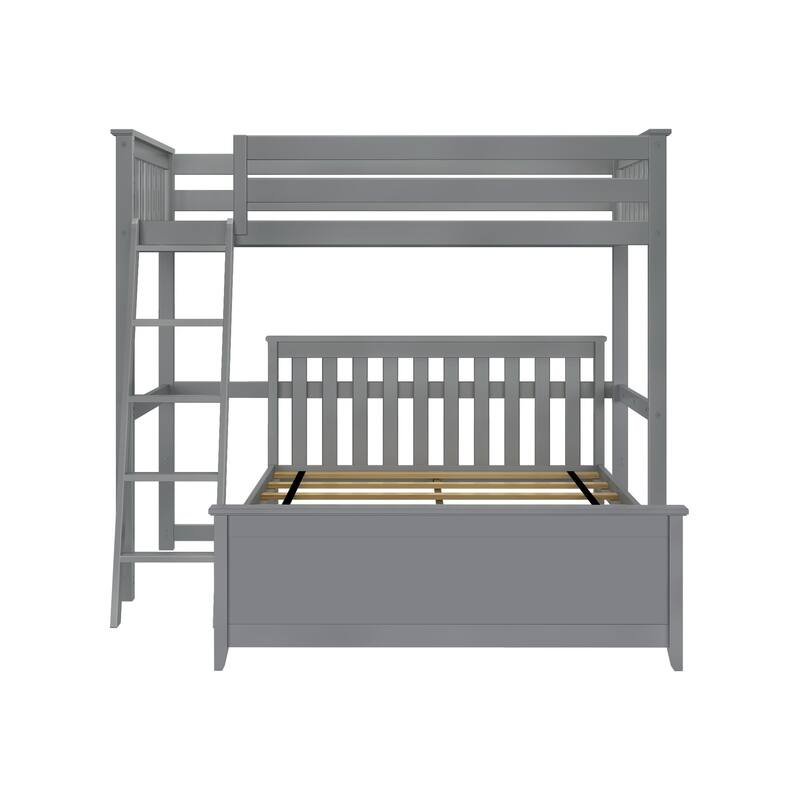 Max and Lily L Shaped Twin over Full Bunk Bed