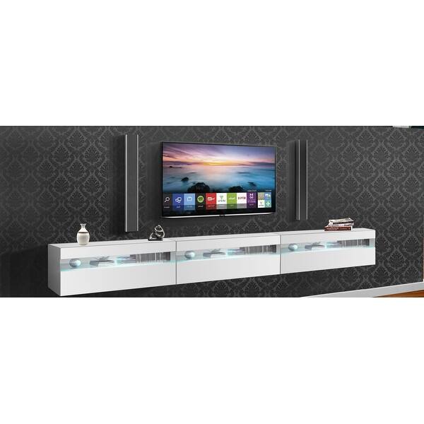 Shop For Ada High Gloss Modern Wall Mounted Floating Tv Stand Get Free Shipping On Everything At Overstock Your Online Furniture Outlet Store Get 5 In Rewards With Club O 28262414
