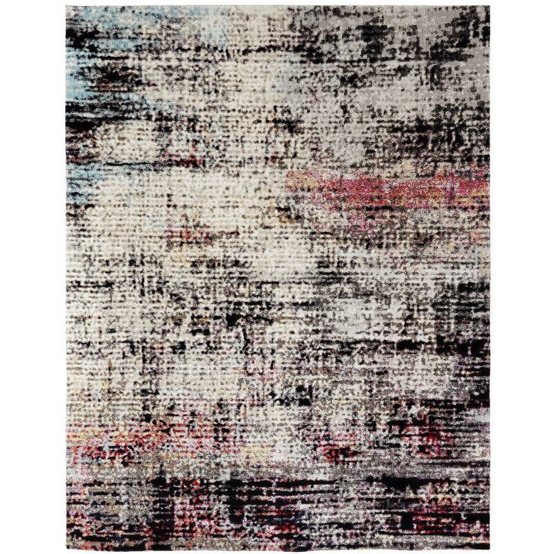 Porch & Den Polsky Granite / Sunset Abstract Indoor/Outdoor Area Rug