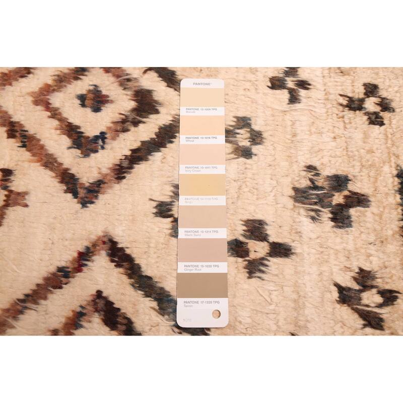 ECARPETGALLERY Hand-knotted Pak Finest Marrakesh Tan Wool Rug - 8'7 x 9'9