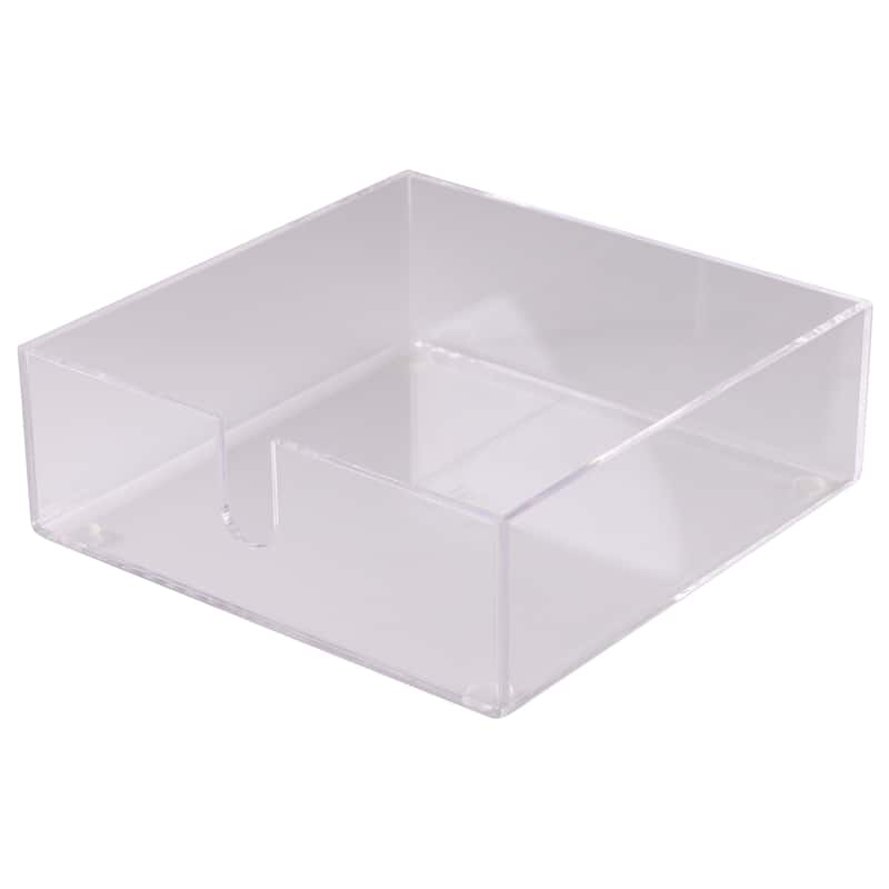 Luxe Party Acrylic Lunch Napkin Holder in Clear