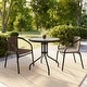 preview thumbnail 28 of 34, 3-piece Outdoor Table/Chair Set - 28.75"W x 28.75"D x 28"H