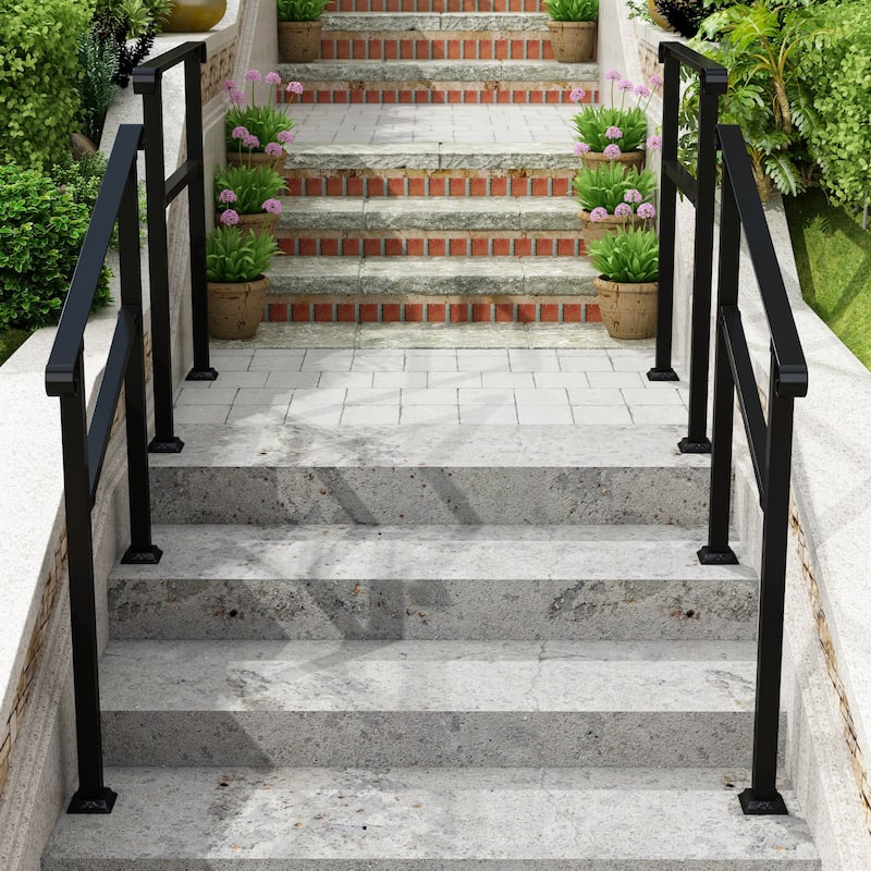 Iron Stair Rail Steps Suitable for Garden Porch and Home Applications