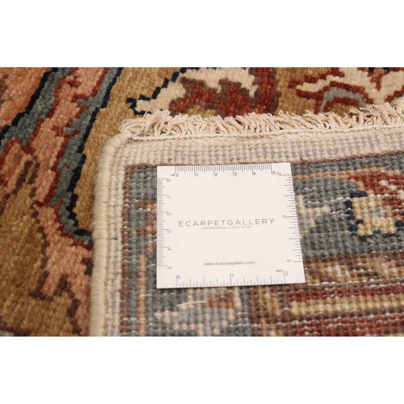 ECARPETGALLERY Hand-knotted Jules Sultane Ivory Wool Rug - 7'10 x 9'8
