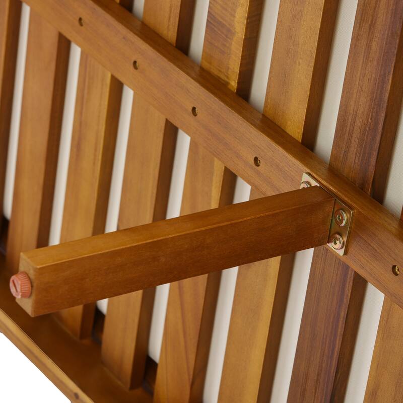 Christopher Knight Home - Solid Acacia Wood Outdoor Patio Loveseat & Coffee Table Set