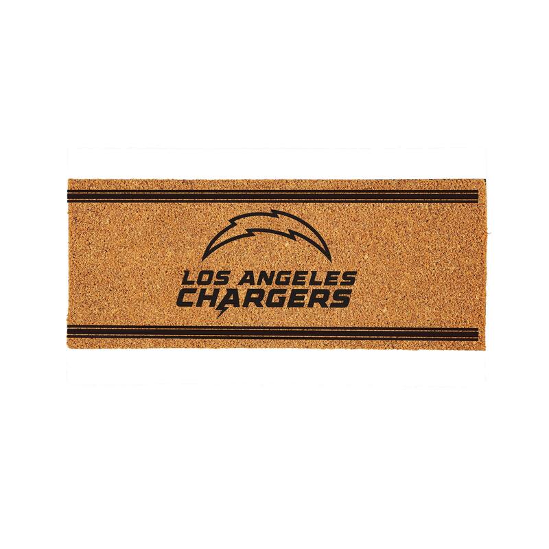 Los Angeles Chargers Monochrome Indoor/Outdoor Coir Door Mat