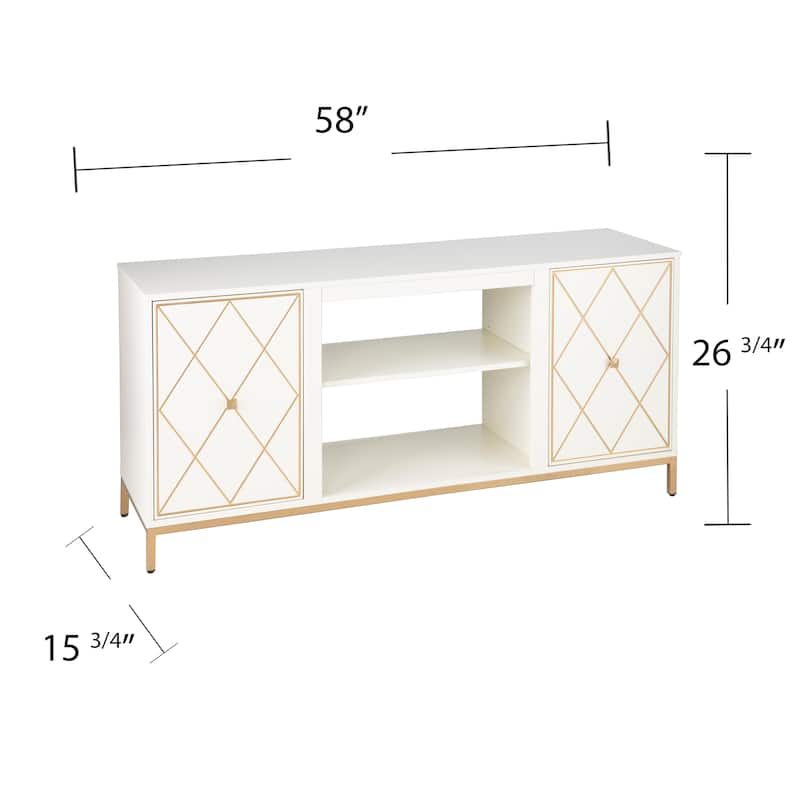 SEI Furniture Marradi Media TV Stand with Storage for TV's up to 60 in