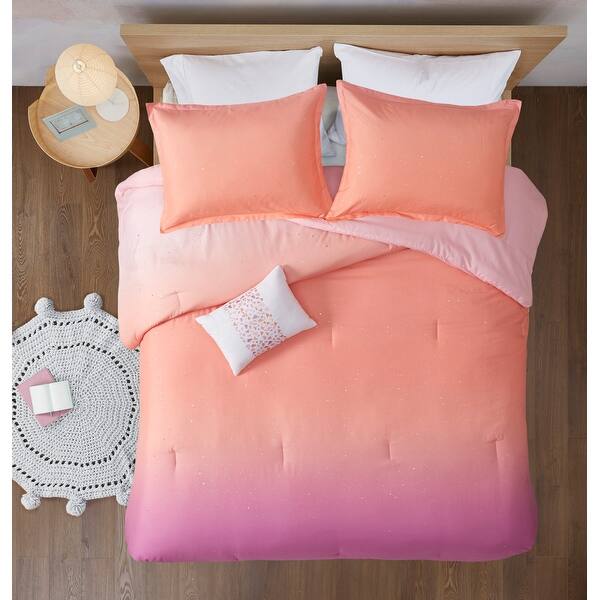 wallpapers Pink Glitter Comforter Set sparkle metallic glitter printed