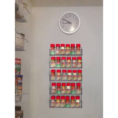 Spice Rack Organizer， Country Rustic Wire Style