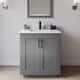 Option Dark Gray / Giotto Quartz Top / Matte Black