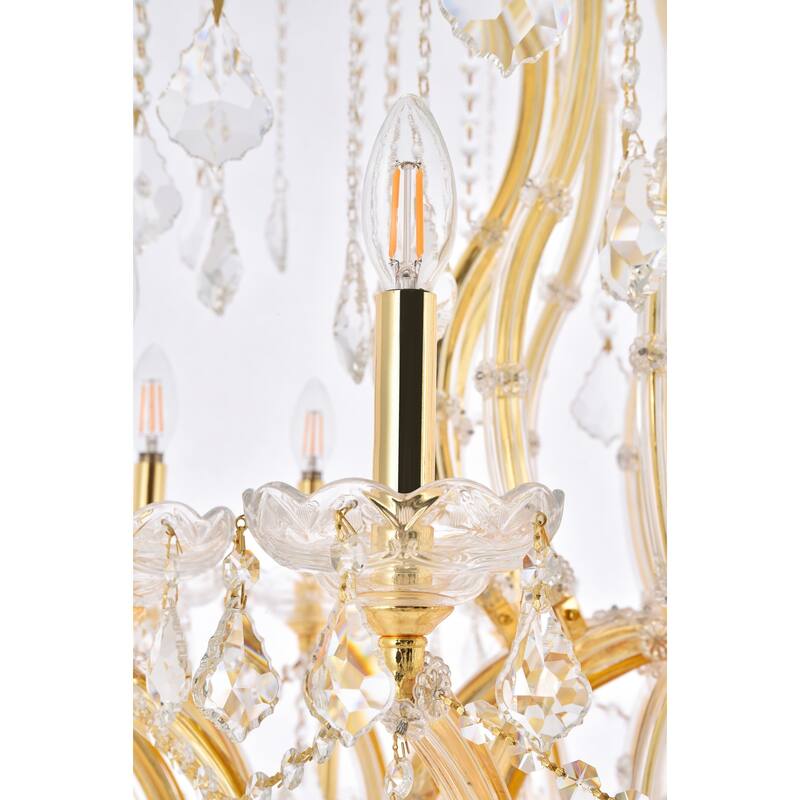 Elegant Lighting 2800G96/RC Maria Theresa 86 Light 72" Wide Crystal