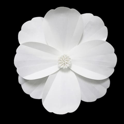 Set of 2 Large Paper Cosmos Daisy Flower Wall Decor Backdrop Art Crafts