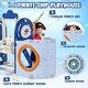 preview thumbnail 2 of 5, 5 in 1 Toddler Slide and Swing Set, Pirate Ship Themed Baby Slide for Toddlers Aged 1-3, Indoor Outdoor Toddler Playset