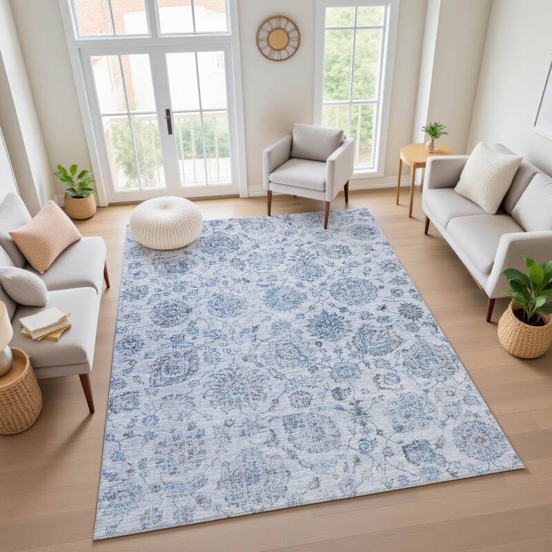 Premium Washable Super Soft Traditional Kashan Mayfield Rug