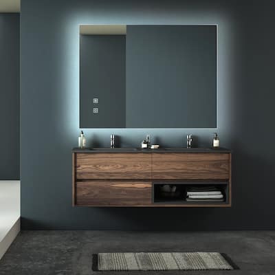 Bathroom LED Cosmetic Mirror with 3 Adjustable Color Temperatures