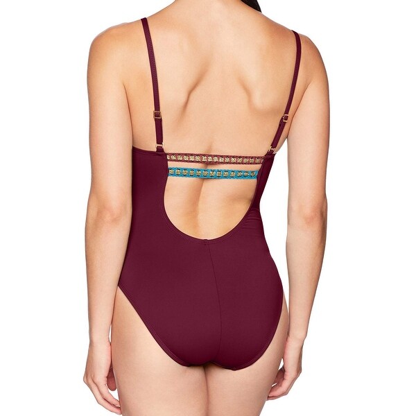 la blanca running stitch one piece