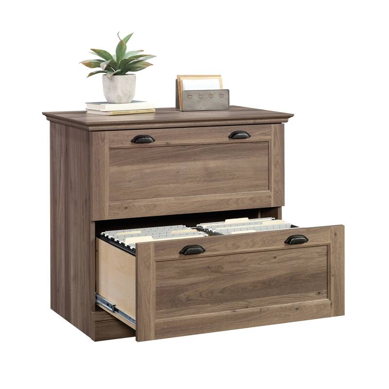 Lateral File, File Cabinet , Office Storage Cabinet Brown finish