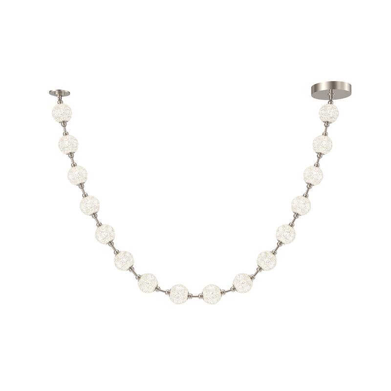 Alora Lighting PD321716 Marni 5" Wide LED Linear Pendant - Polished Nickel